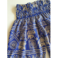 Kinder harembroek - maat 110 - Olifantje blauw